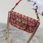 Valentino Small Loco Toile Iconographe Shoulder Bag